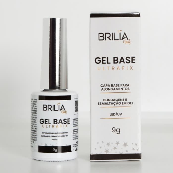 Brilia Nails Capa Base Clear Gel Ultrafix 9g Livre de TPO