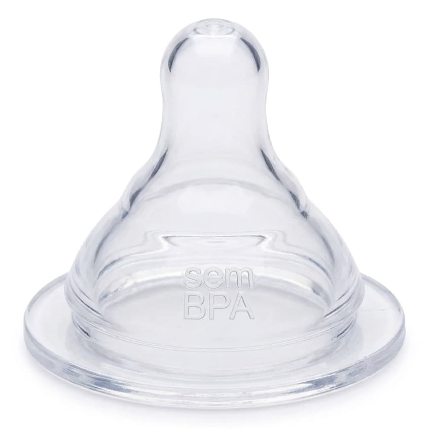 Bico de Mamadeira de Silicone Tradicional Nipple/Tetina Bico R - Lolly