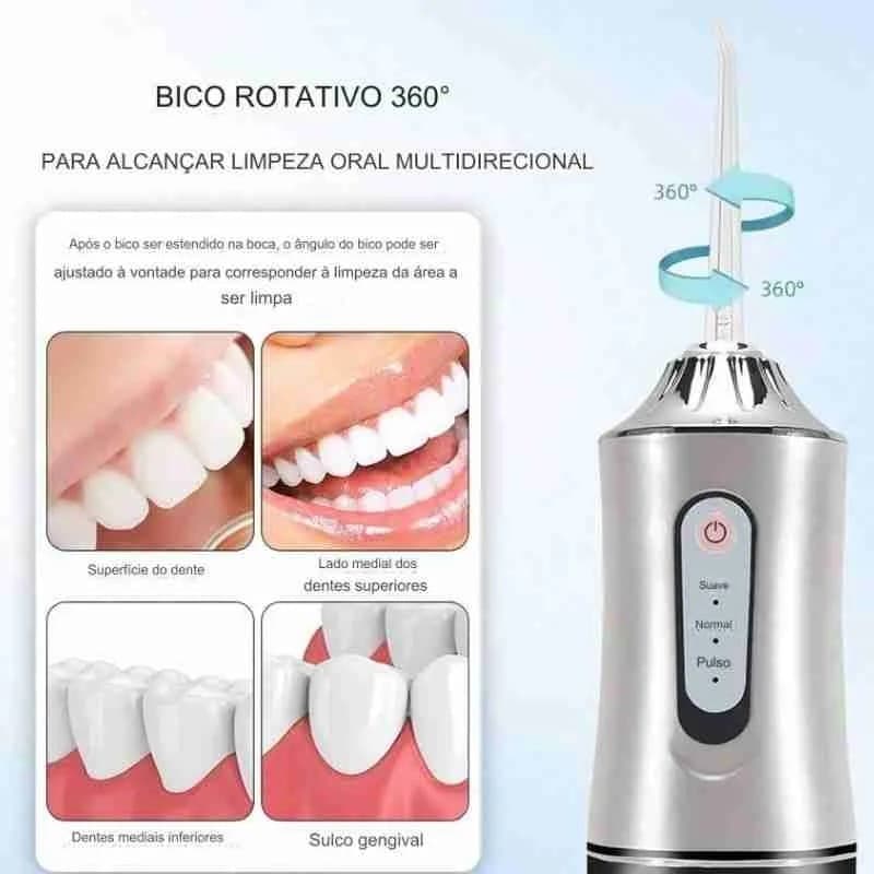 irrigador oral bucal portátil