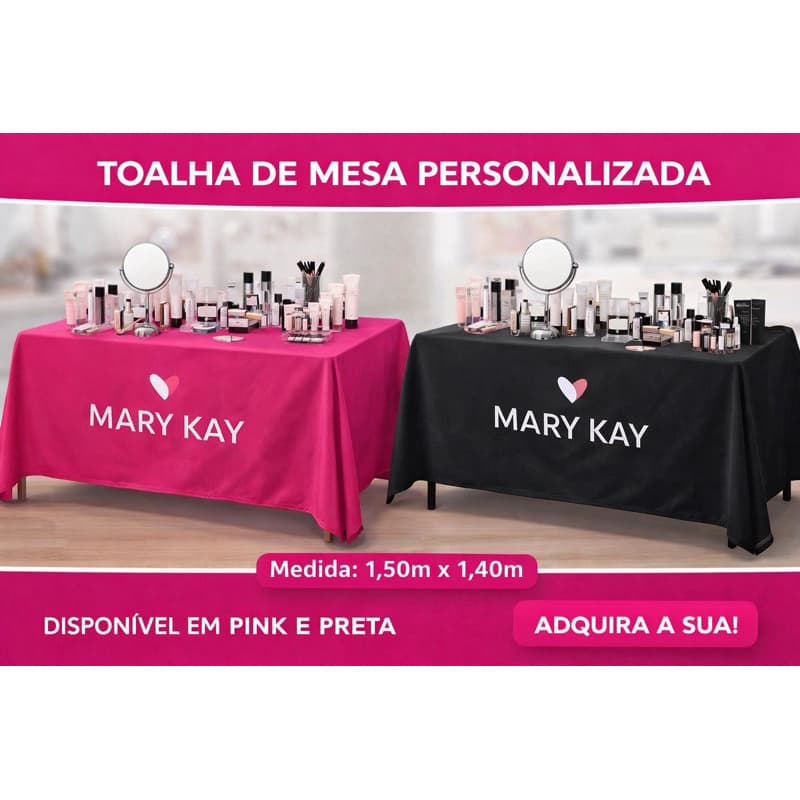 Toalha de Mesa  • Tecido Resistentes • Ideal para Eventos, Consultoras e Treinamentos