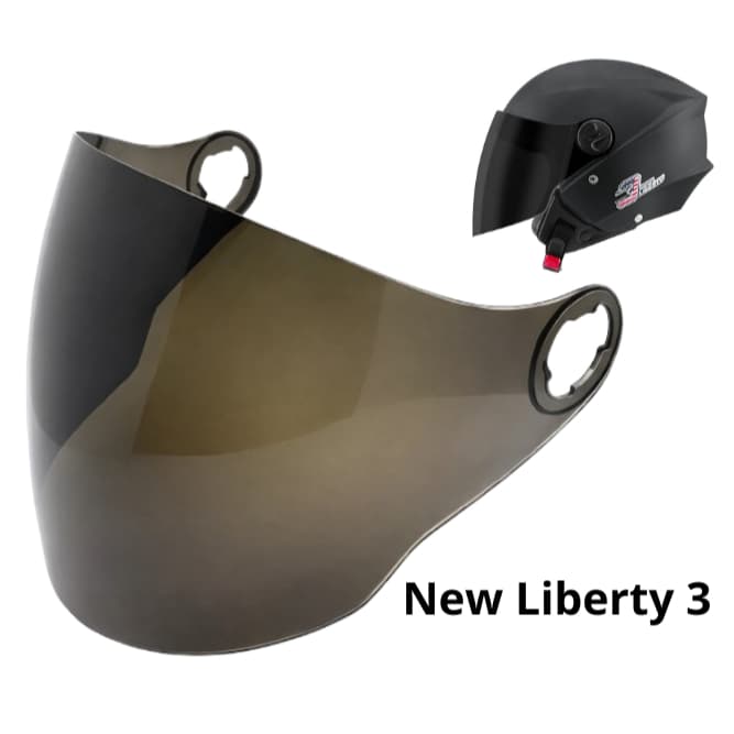 Viseira Compatível New Liberty 3 Fumê Pro Tork