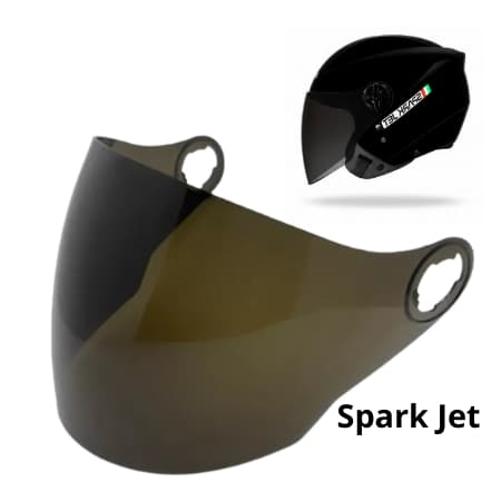 Viseira Fumê Compatível Capacete Spark Jet EBF