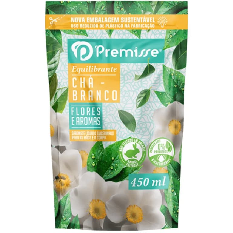 Sabonete Líquido Chá Branco Refil 450ml