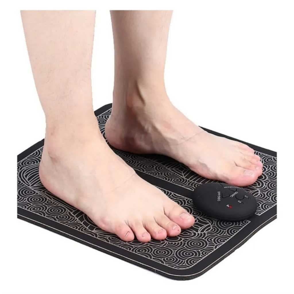 Tapete Esteira Massageador de Pés - Alívio Muscular, Fisioterapia, Relaxamento, EMS