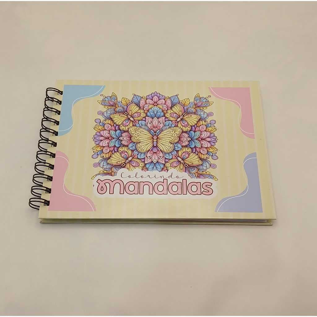 Livro de Colorir Mandala - 50 Desenhos Fofos para Relaxar