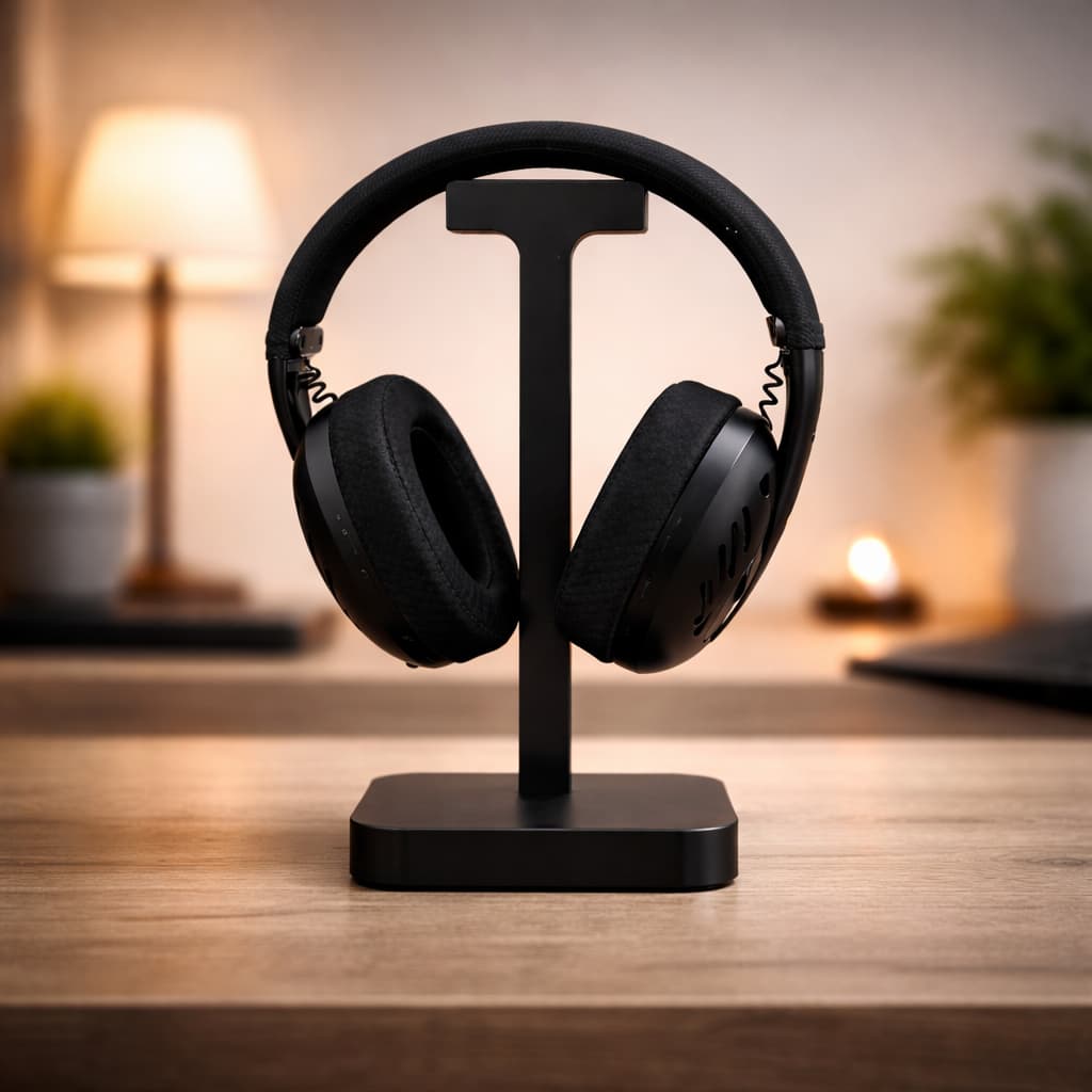Suporte Headset Gamer Fone de Ouvido Porta Headphone Mesa Setup Organizador Premium Universal