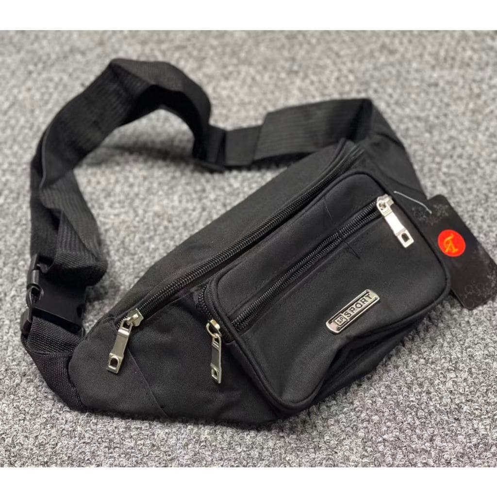 Bolsa multifuncional masculina para peito, cintura e transversal, unissex.