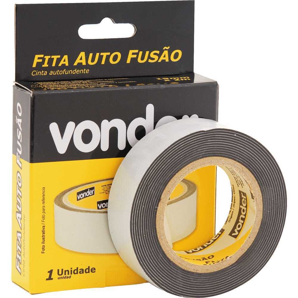 Fita Isolante Auto Fusão 5m ou 2m Alta Fusão Isolamento Elétrico Profissional Antichama Original