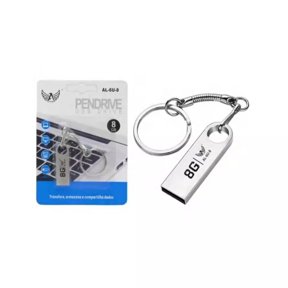 KIT COM 10 UNIDADES DE PENDRIVE USB AL-6-U