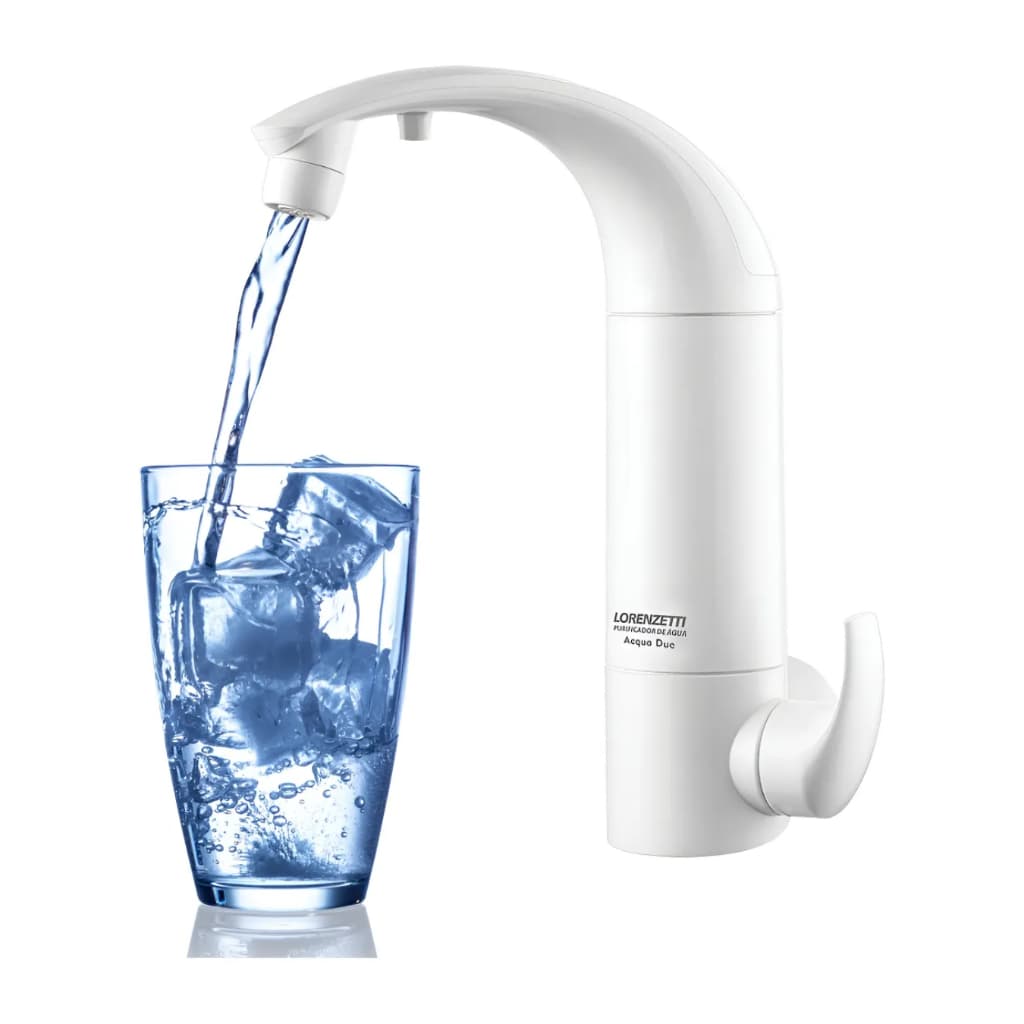 Torneira Com Filtro Acqua Due Parede Branca Lorenzetti