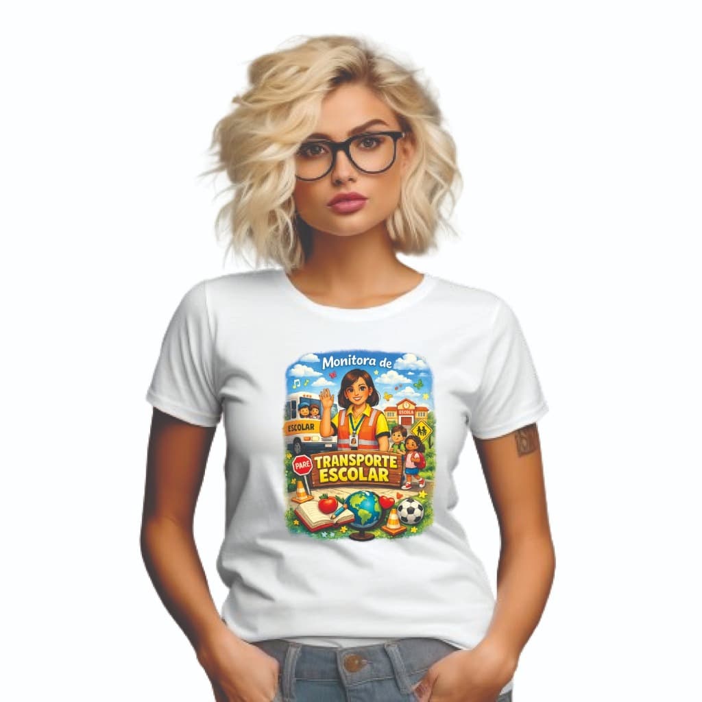 T-shirt Transporte Escolar Monitora