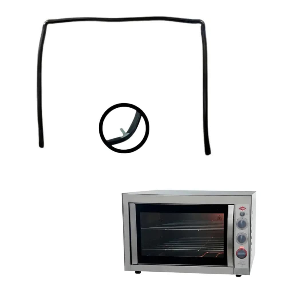 Vedação Para Forno Layr Premium Luxo 3.0 65l 45x24cm | Borracha Gaxeta Guarnição Térmica