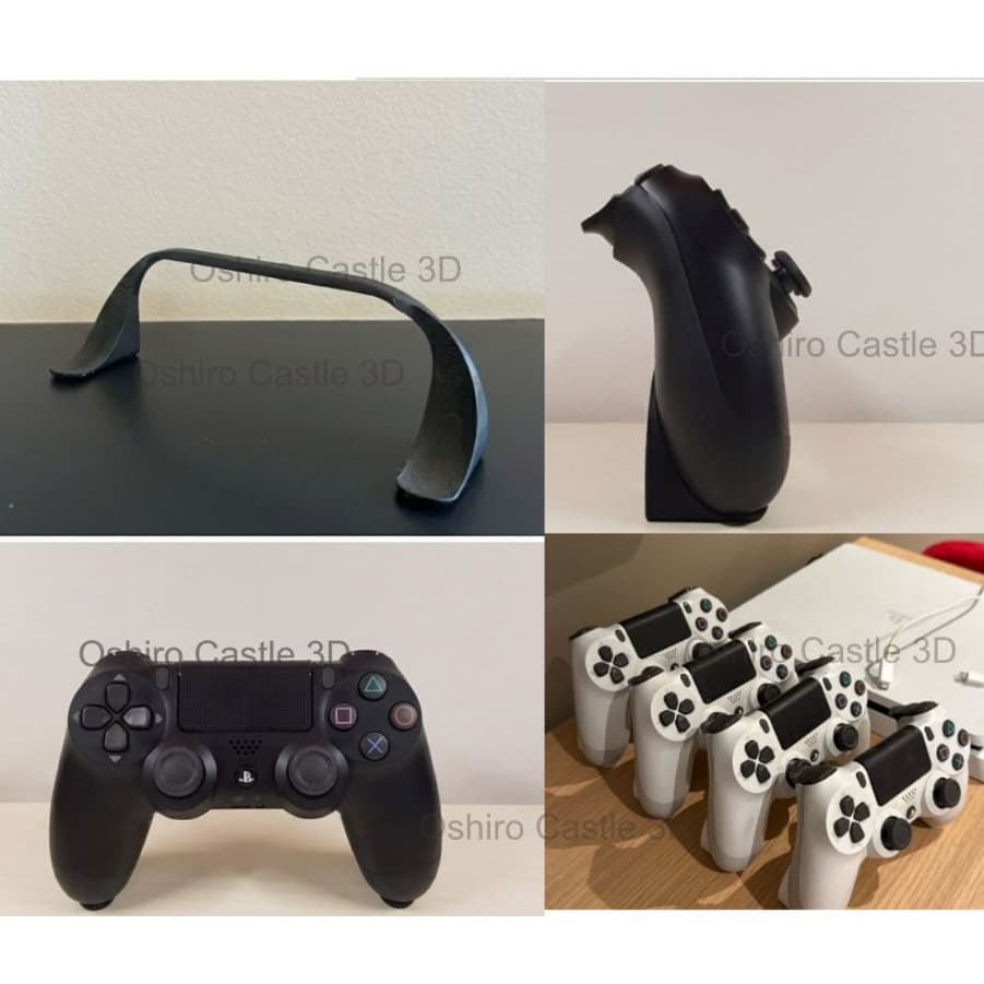 Suporte para Controle PS4 | Base Expositora para Controle PlayStation 4 | Organizador de Mesa Gamer