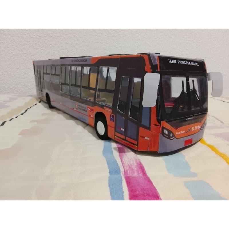 miniatura de ônibus trasnpss SP leia descrição