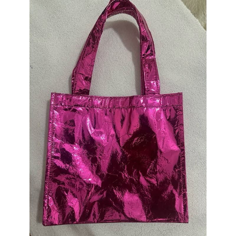 5 Sacolas P Metalizada Sacola Laminada 25cm