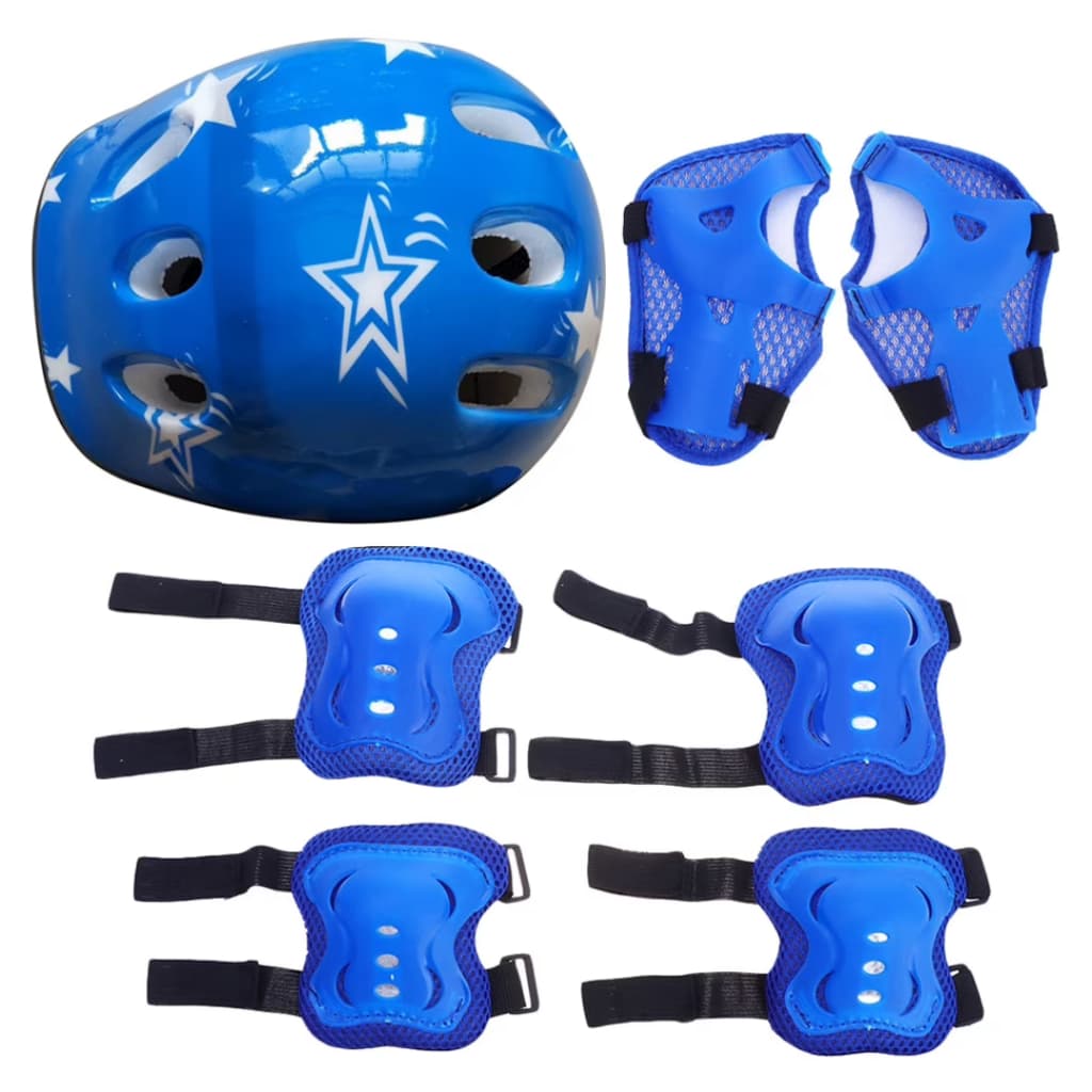 Kit Proteção Infantil Rosa Capacete Cotoveleiras Joelheiras Patins Skate Bicicleta Novidade