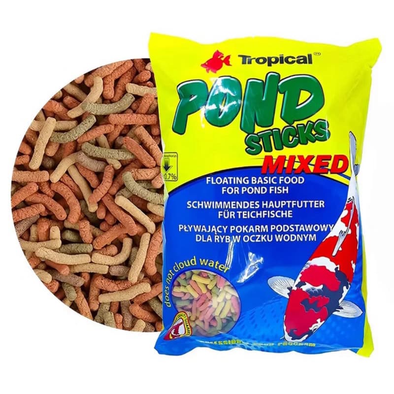Ração para carpas - Pond Sticks Mixed (Saco -1,6Kg) - Tropical