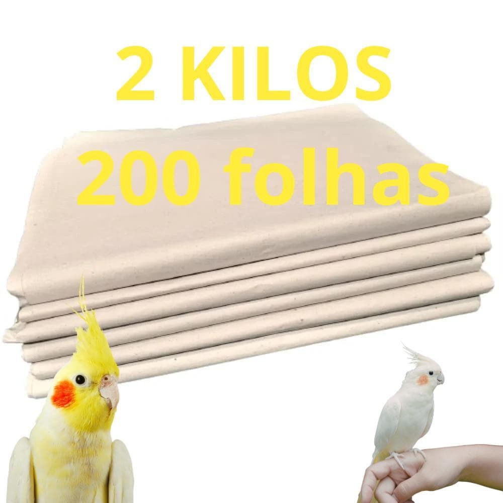 PAPEL PARA GAIOLAS E VIVEIROS DE PÁSSAROS ALTA ABSORÇÃO PROMOÇÃO ENVIO IMEDIATO.