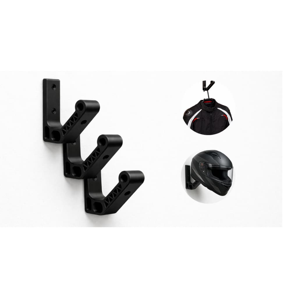 Organize Capacete e Jaqueta No Mesmo Lugar Suporte Resistente De Parede Para Moto