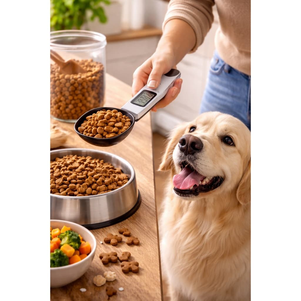 Colher Medidora com Balança Digital 500g Bmax – Precisão para Ração, Suplementos e Remédios de Pets