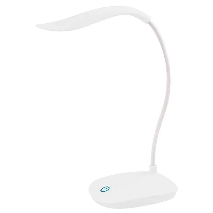 Luminária de Mesa LED Luz Recarregável Touch Haste Flexível Lâmpada De Estudo Sem Fio Cor Branca