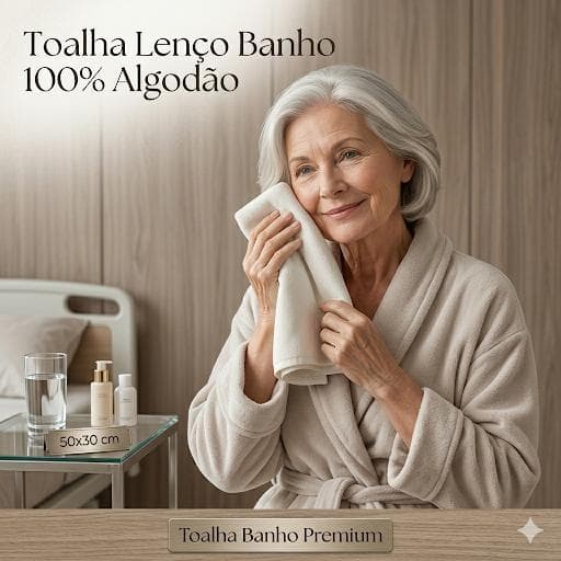 Toalha de Banho Descartável Lenço Toalha Para Banho No Leito Pacote Com 50 e 100 Unidades Antibacteriana