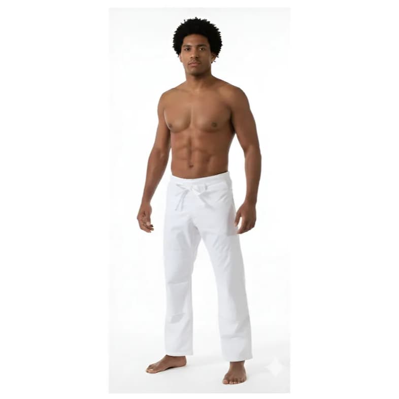 CALÇA RIP STOP DE KIMONO JIU JITSU BRANCA - XGear