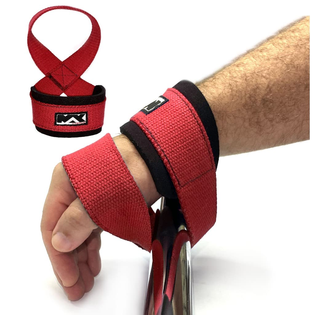 Strap 8 Infinity 100% algodão Treino de Puxadas Academia Musculação Max Force