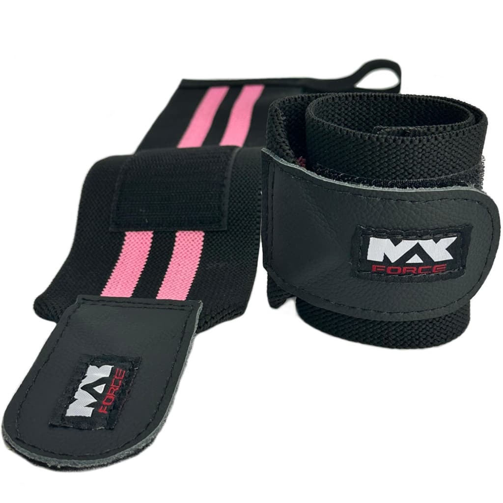 Munhequeira Faixa de Pulso Elástica 30cm Par CrossFit Musculação Max Force