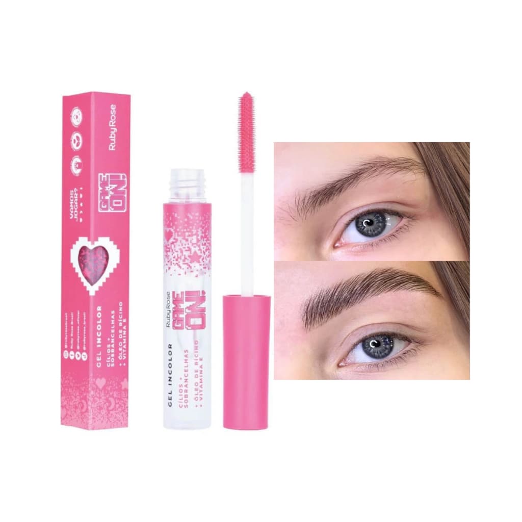 Gel Incolor Para Cílios E Sobrancelhas Game On - Ruby Rose