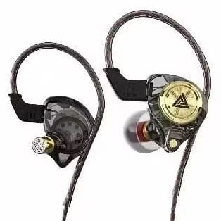 Fone de Ouvido QKZ AK3 – Monitor In-Ear de Alta Qualidade com Cabo Removível