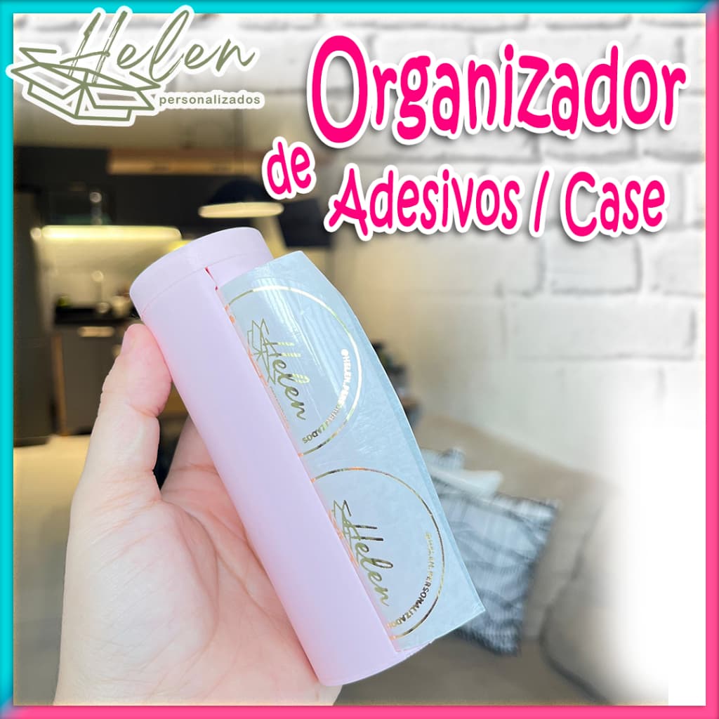 Organizador de Etiquetas e Adesivos Térmicos