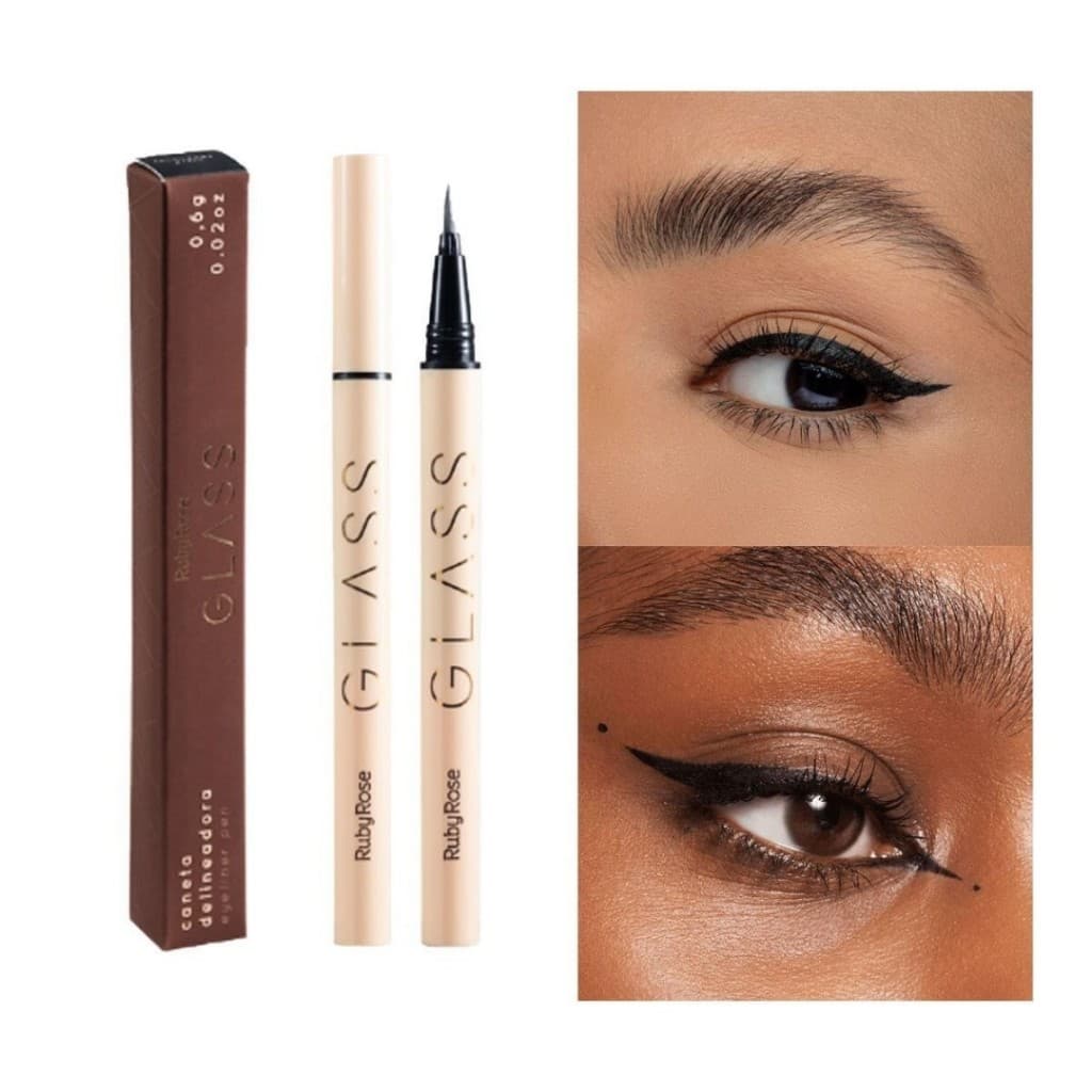 Caneta Delineadora  Eyeliner Pen Glass Ruby Rose