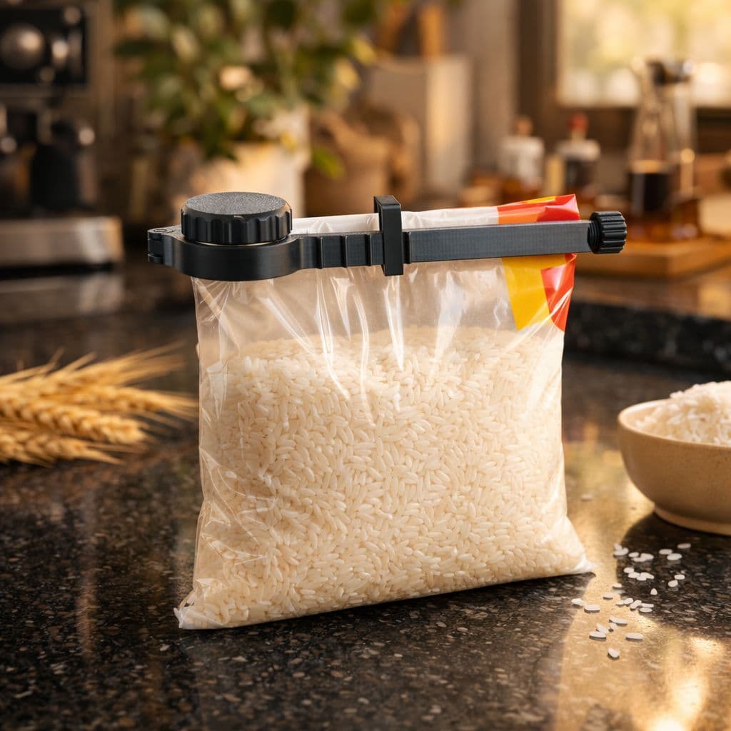 Prendedor Clipe com tampa  Para Fechar e Vedar  Embalagens Sacos de Comidas