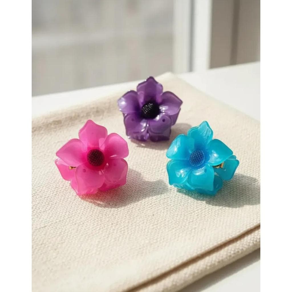 Piranha Flor Presilha Prendedor de Cabelo Feminino Blogueira  BBB Estilo Havaiana