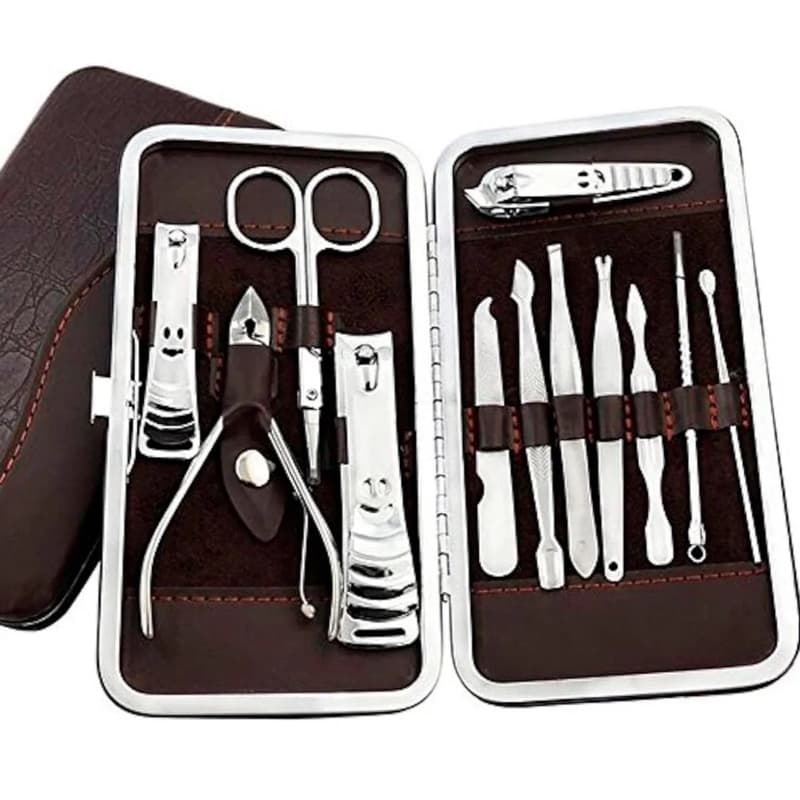 Kit Manicure Estojo Com 12 peças