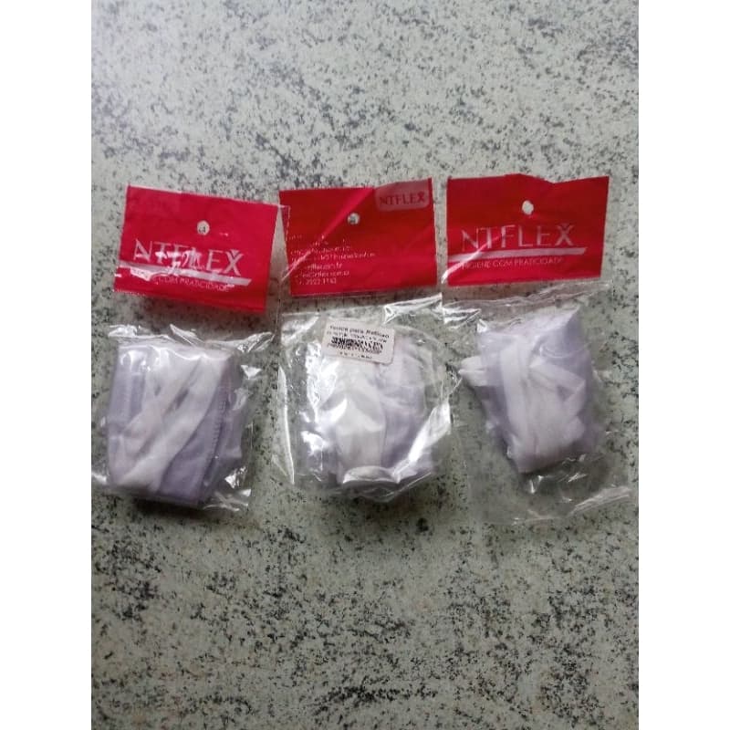 KIT COM 3 TOUCAS EM PVC PARA REFLEXO, "NTFLEX".