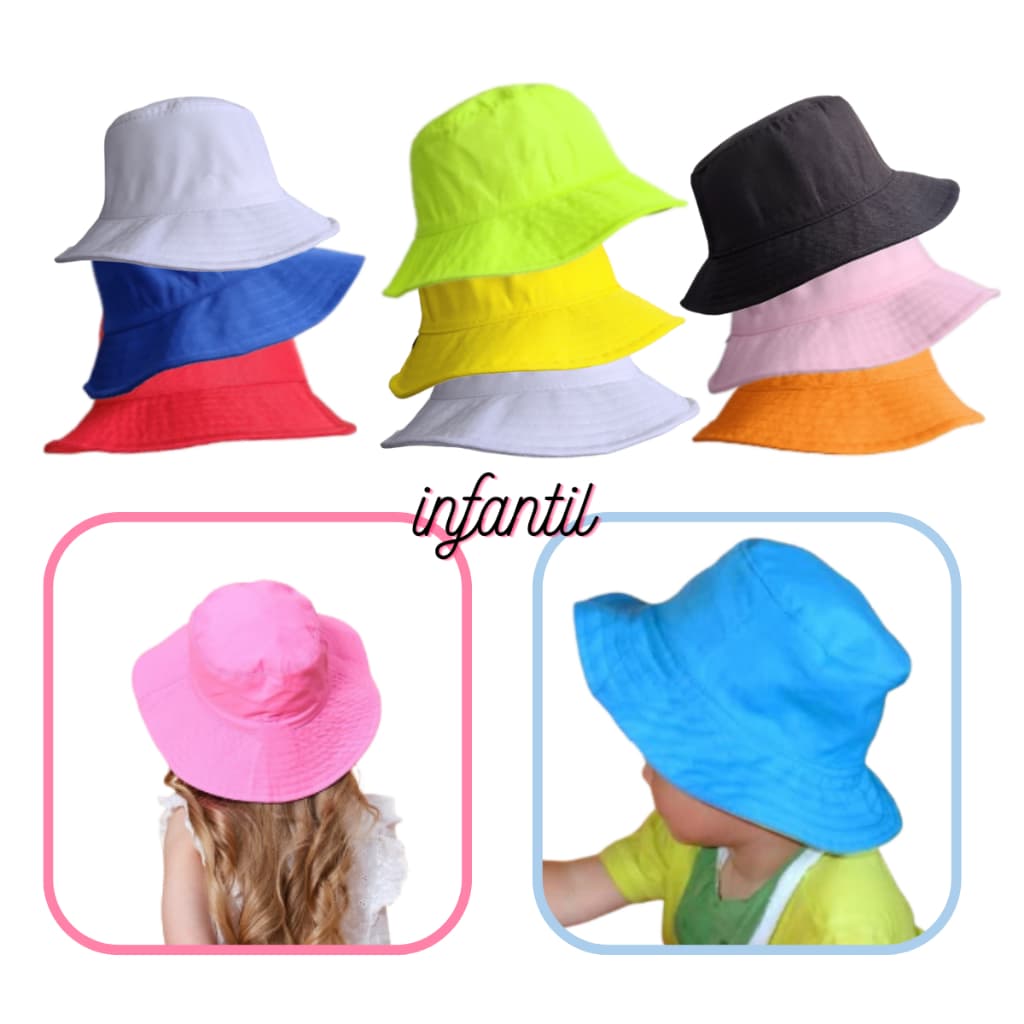 Kit 30 Bucket Infantil liso