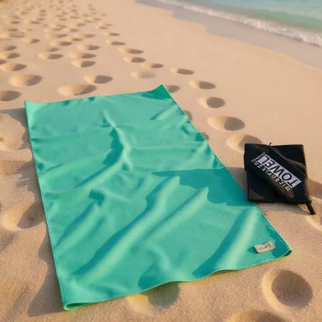 Toalha Microfibra Premium Tucca Fresh 70x150cm Secagem Rápida Bolsa Para Treino Praia Piscina