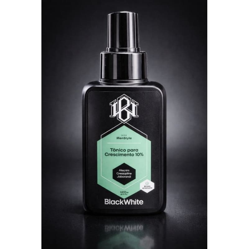 Tônico para Cabelo e Barba -BlackWhite 120ml