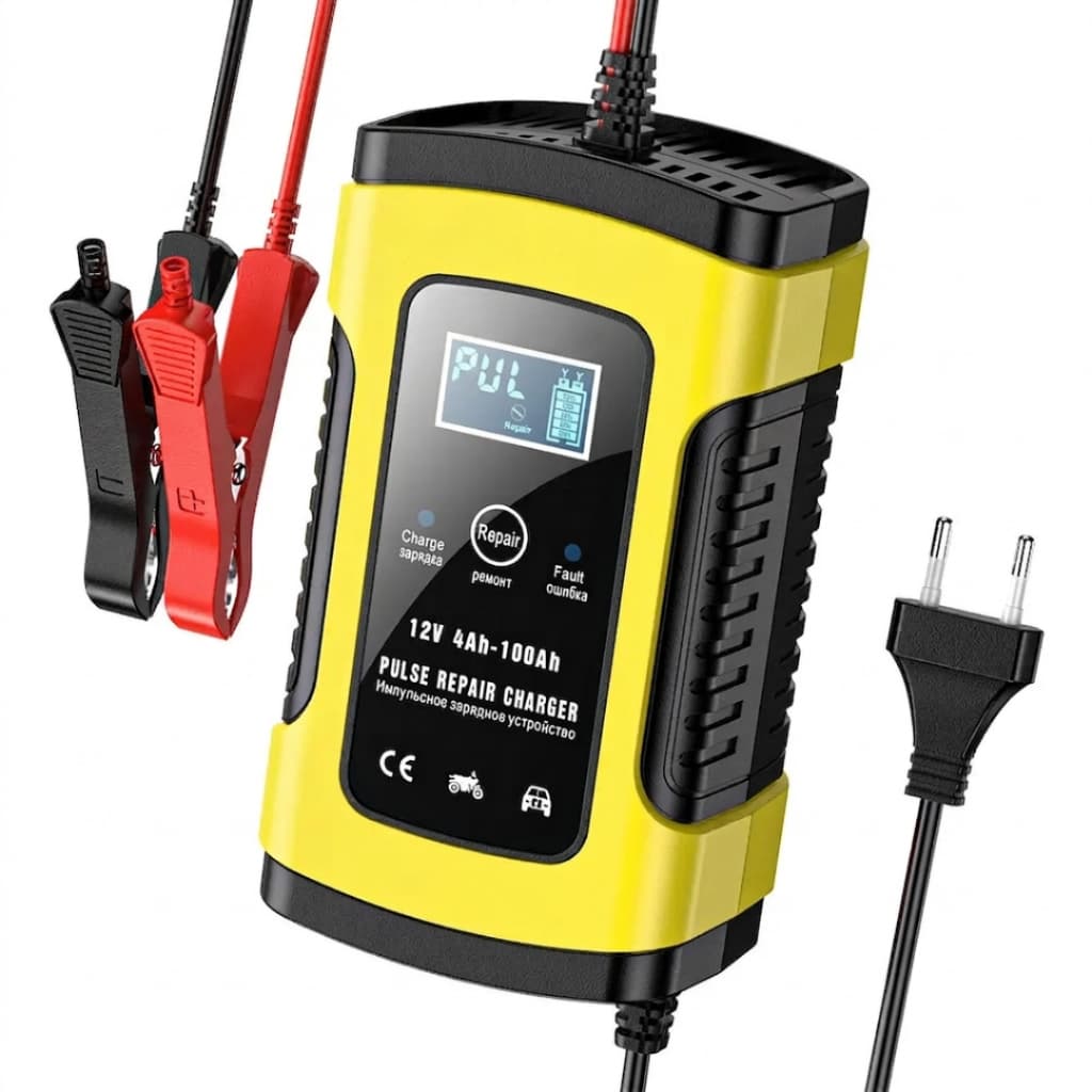 Carregador De Bateria Carro Moto Barco Até 100a 12v - 6ah