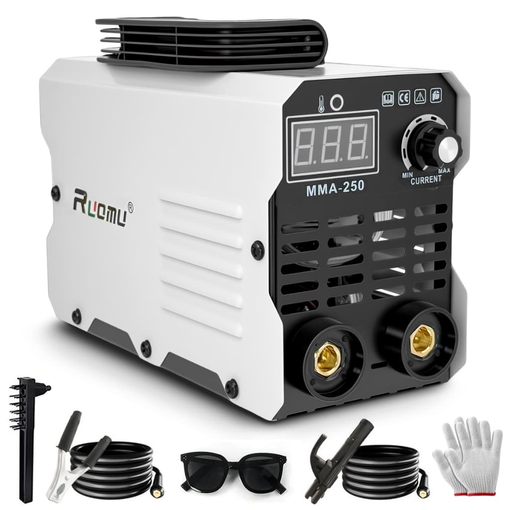 Máquina De Solda Portátil Inversora 250a MMA Sem Gás Trato 220V