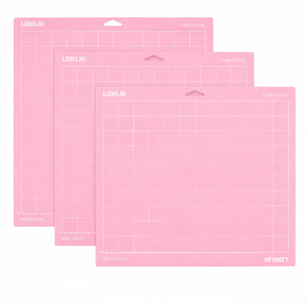 Kit 3 Bases Para Corte Loklik Rosa 30x30