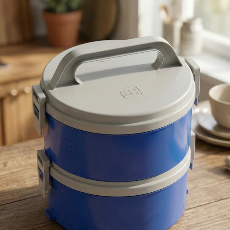 Kit 2 Marmitas Termicas Grandes 1,5L Sem Divisória Trabalho Construção Térmico Comida Microondas