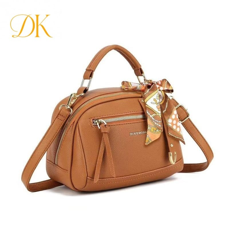 Bolsa Feminina Baú Transversal Ombro Mao Couro PU A1047 DUKE MODA