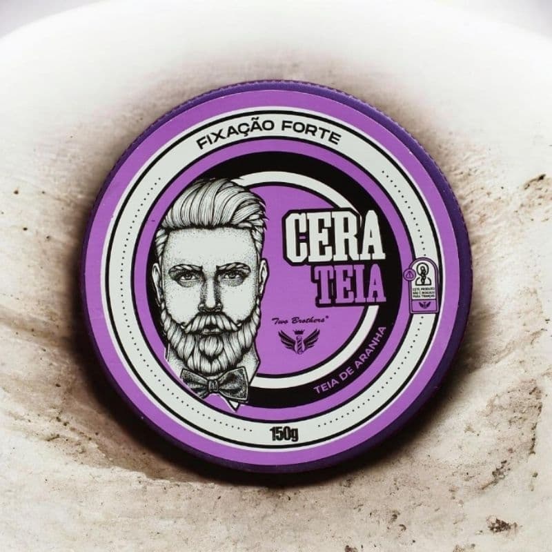 Cera TEIA 150G  Para Modelar e Fixar Cabelo TWO BROTHERS PROFISSIONAL