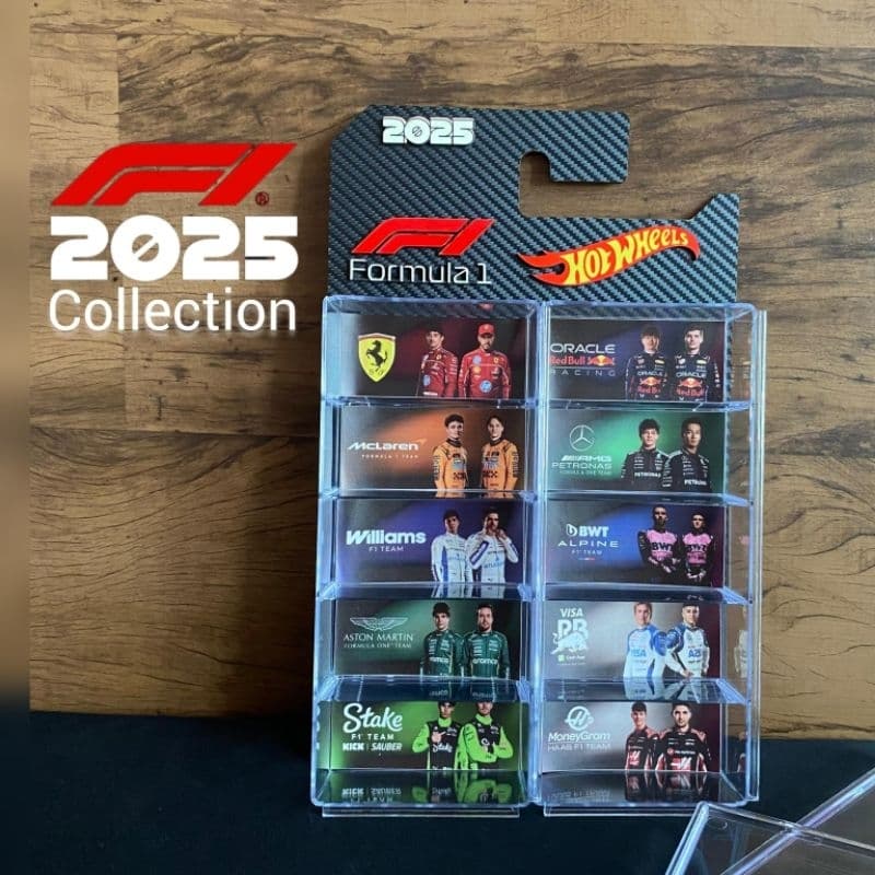 Expositor para carrinhos hot Wheels formula 1  2025