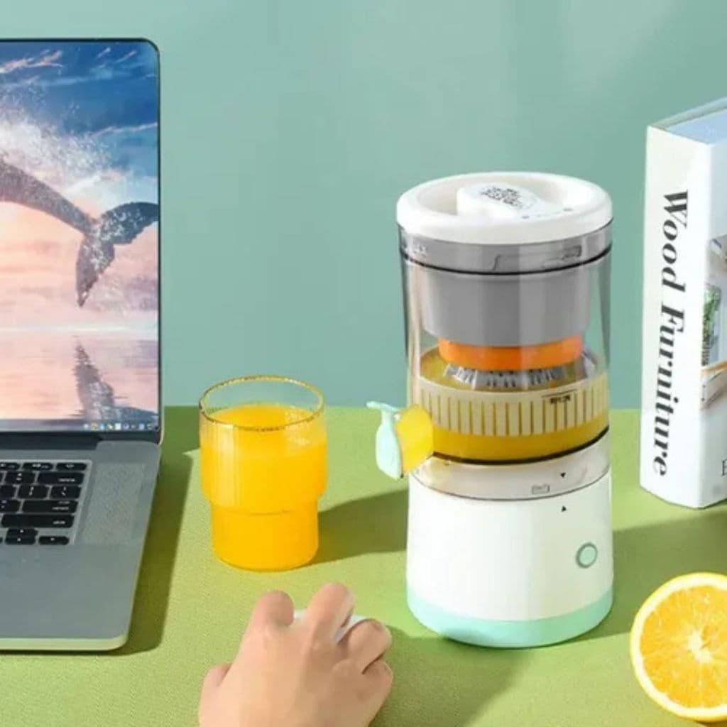 Espremedor Elétrico Laranja Limão Frutas P/ Fazer Sucos Recarregável.Lo