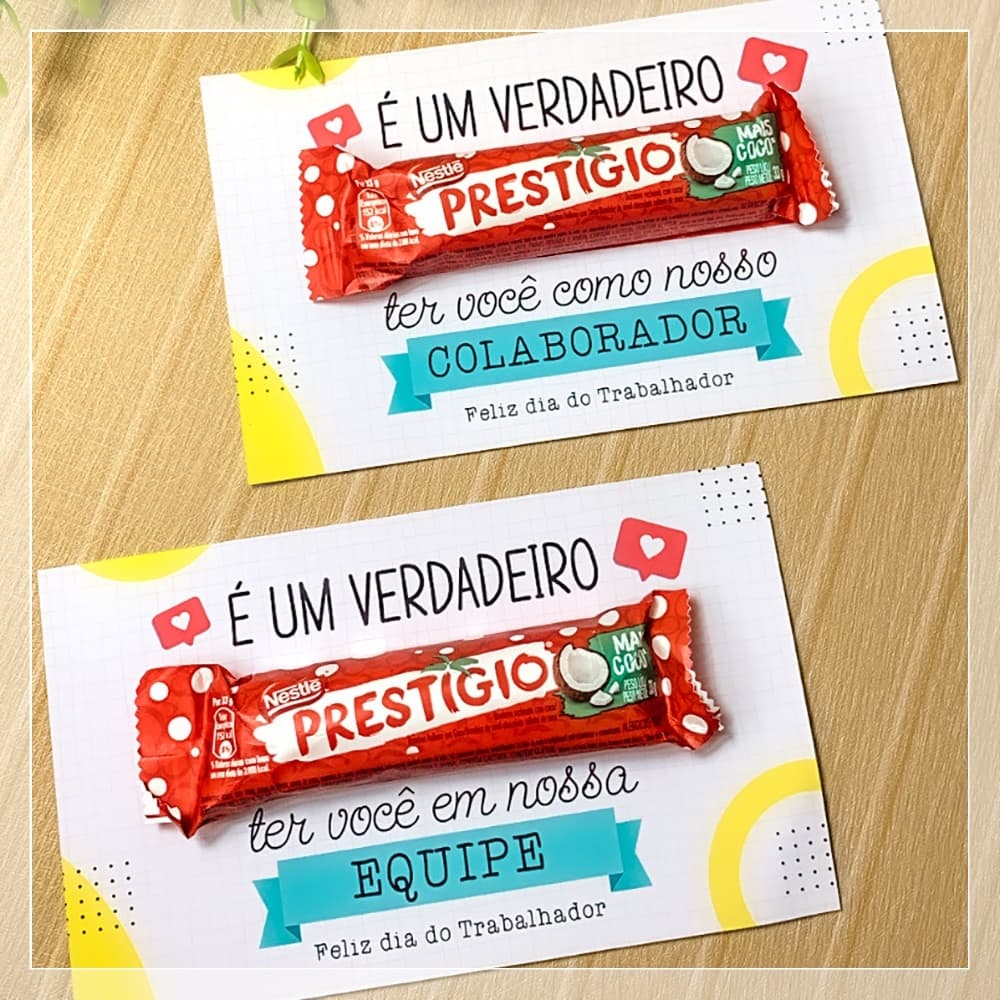 10/30/50 CARTÃO PARA PRESTIGIO DIA DO TRABALHADOR LEMBRCNCINHA DIA DO TRABALHADOR