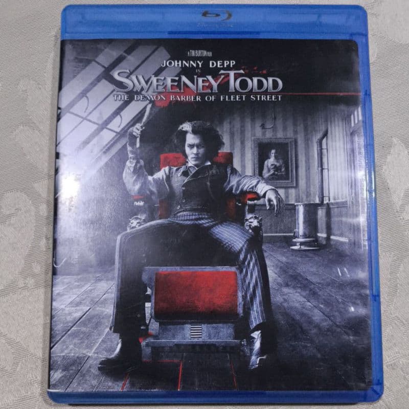 DVD Blu-Ray Sweeney Todd - O Barbeiro Demoníaco Da Rua Fleet Importado